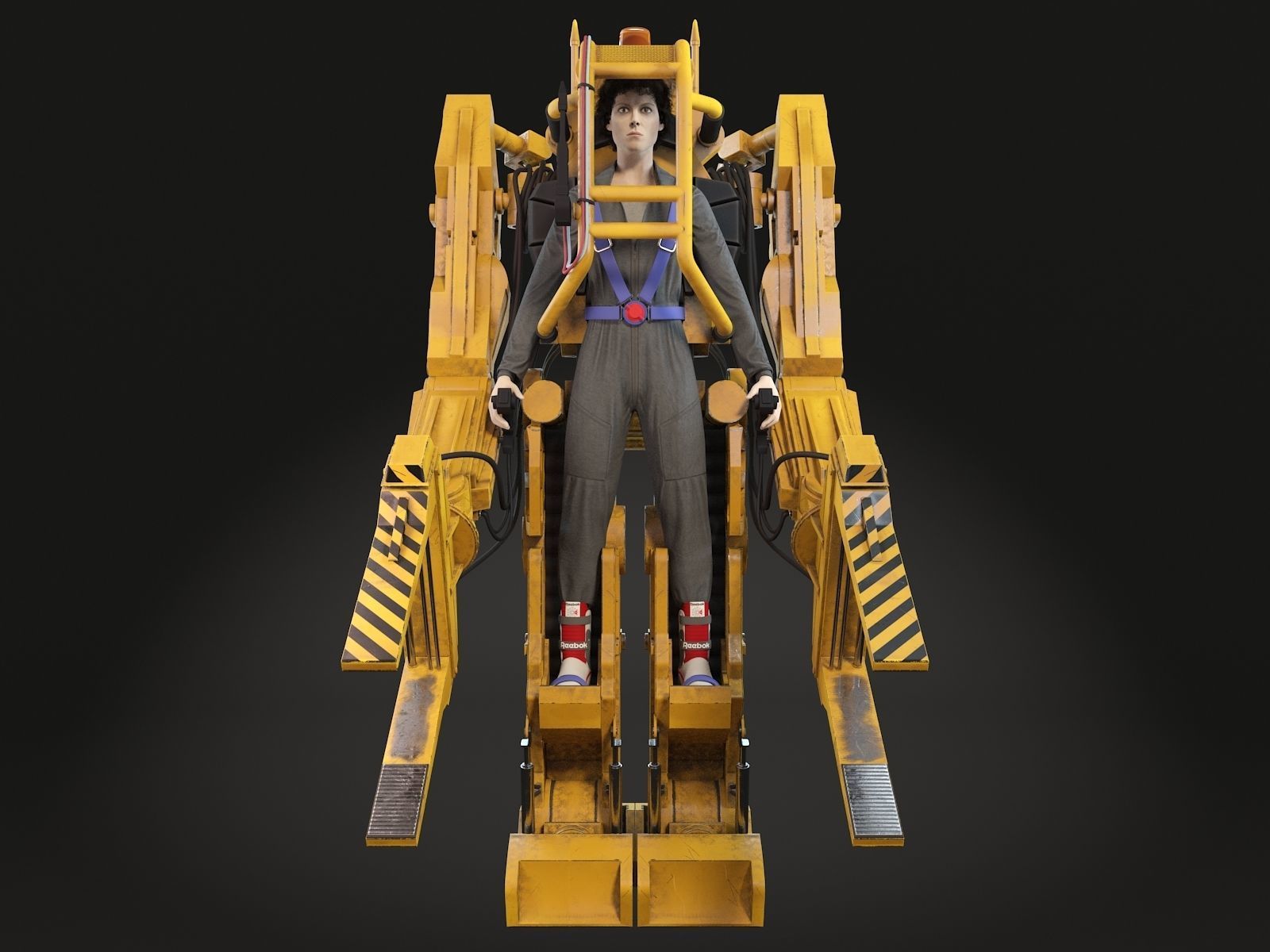 Alien Nostromo Power Loader  3D model_1