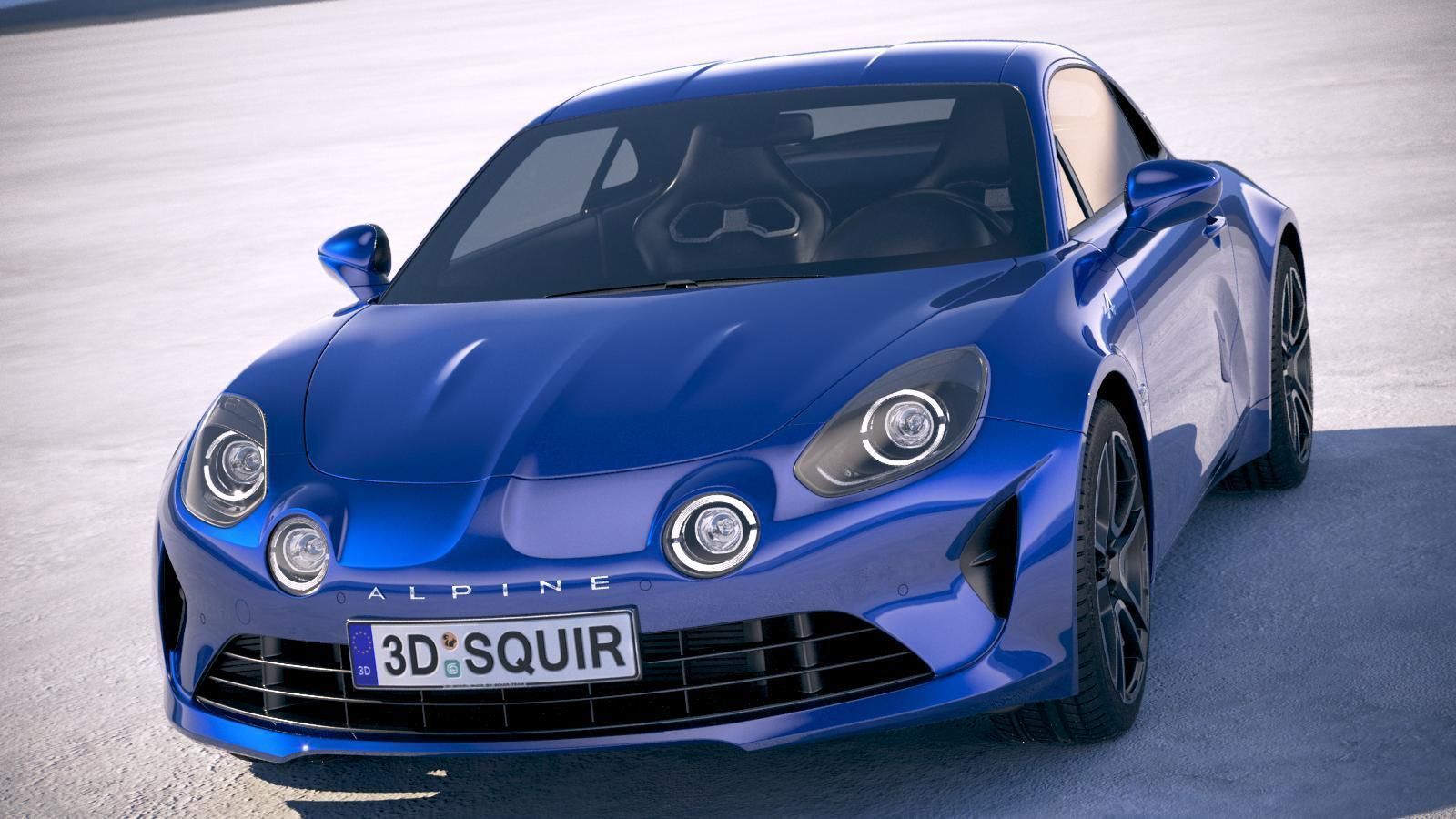 Alpine A110 2018 3D model_1