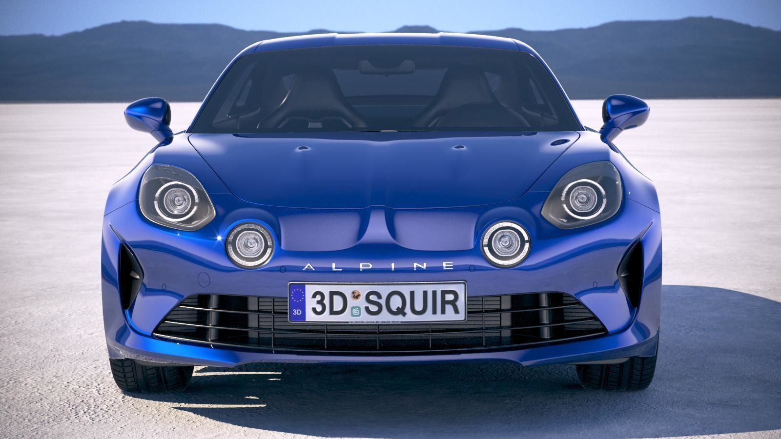 Alpine A110 2018 3D model_9