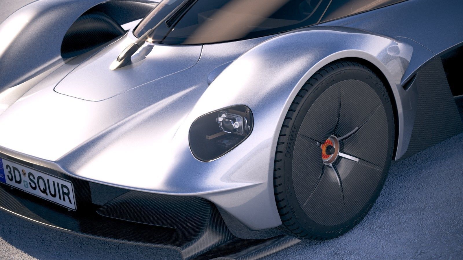 Aston Martin Valkyrie 2018 3D model_2