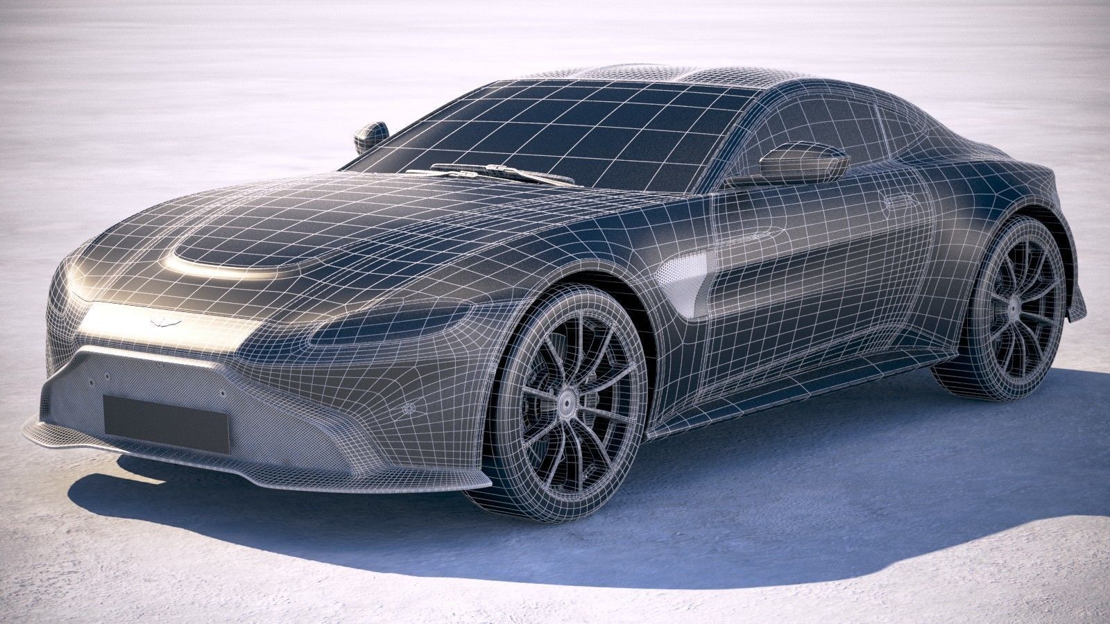 Aston Martin Vantage 2019 3D model_19