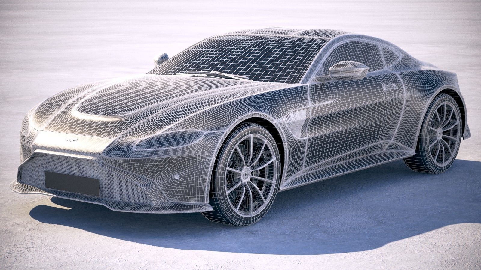 Aston Martin Vantage 2019 3D model_17