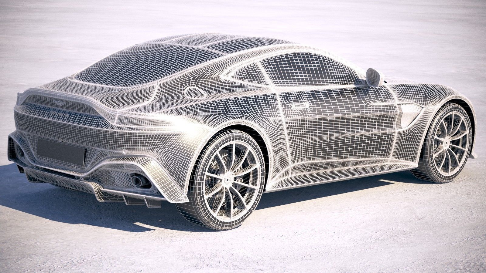 Aston Martin Vantage 2019 3D model_18