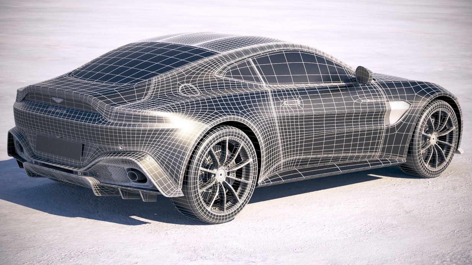 Aston Martin Vantage 2019 3D model_20