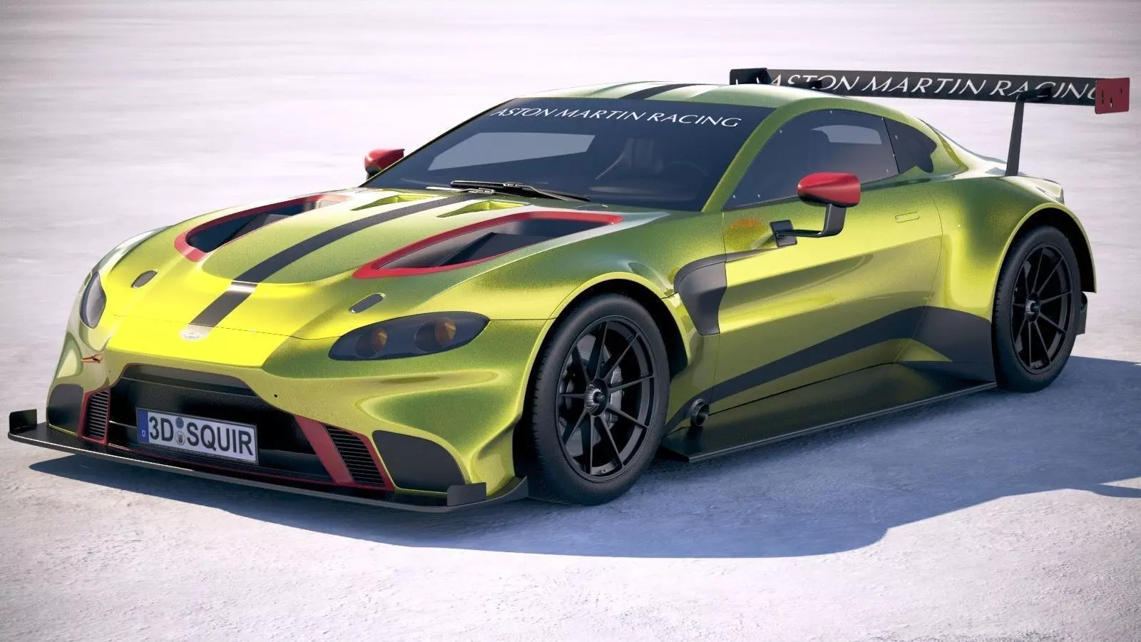 Aston Martin Vantage GTE Racecar 3D model