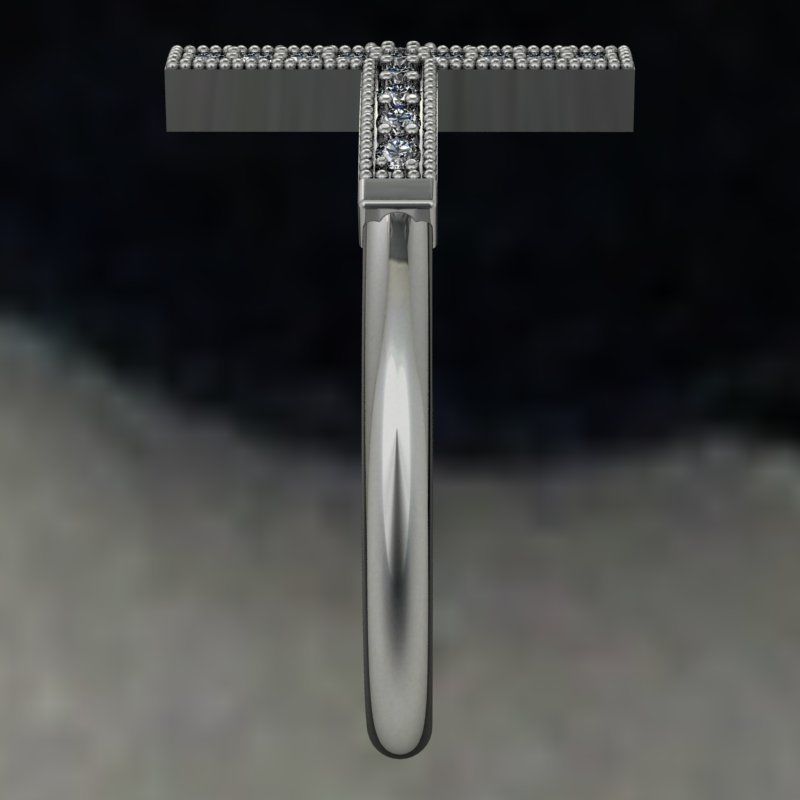 Cross ring 3D print model_3