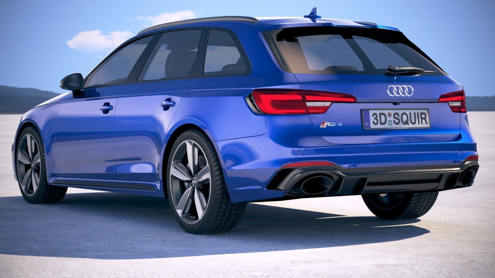 Audi RS4 Avant 2018 3D model_13
