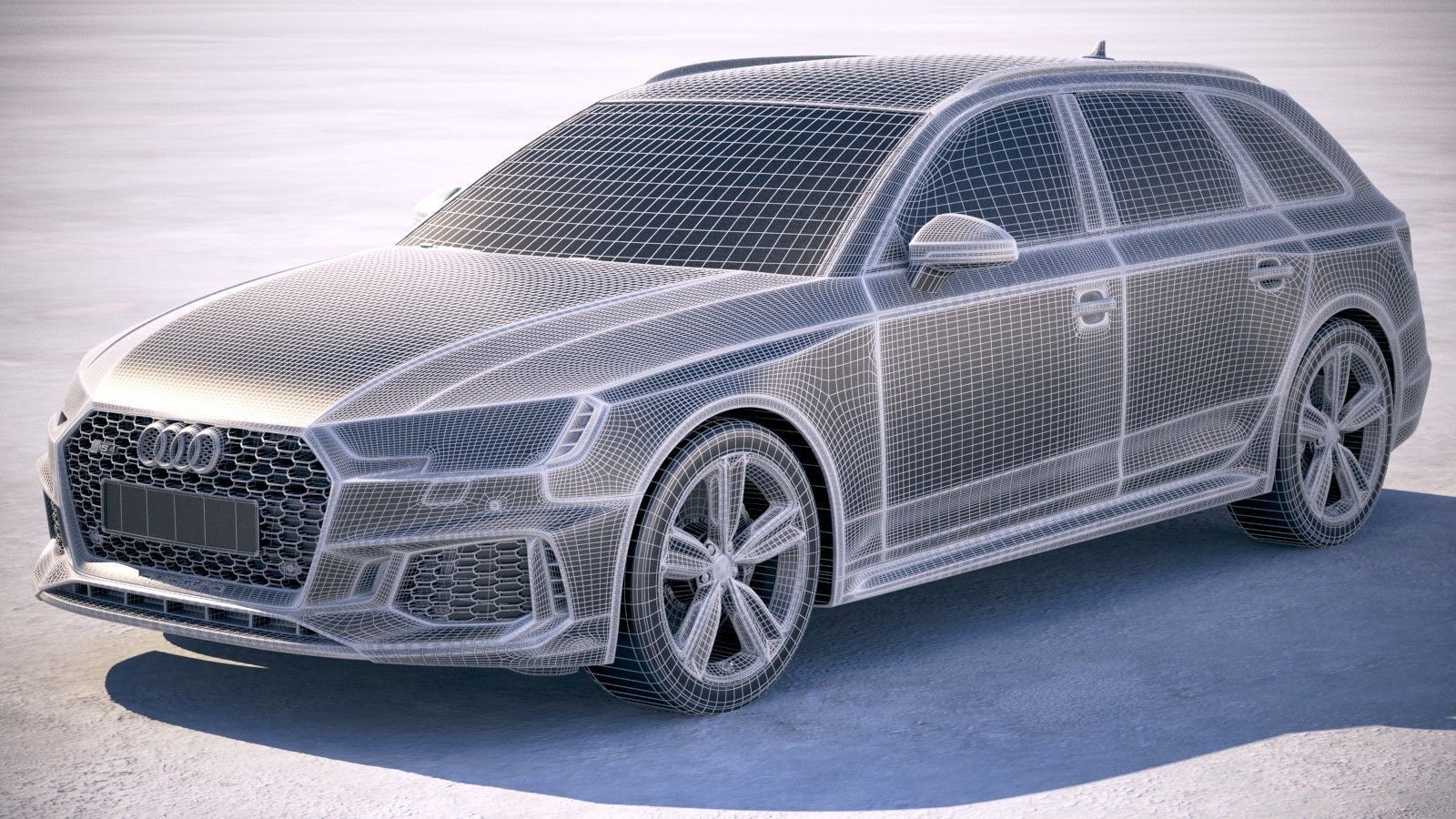 Audi RS4 Avant 2018 3D model_17