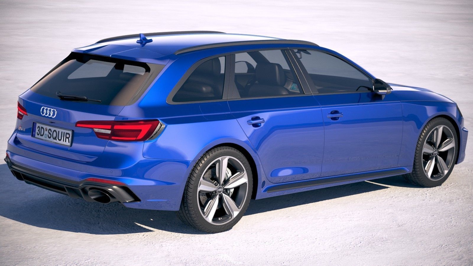 Audi RS4 Avant 2018 3D model_4