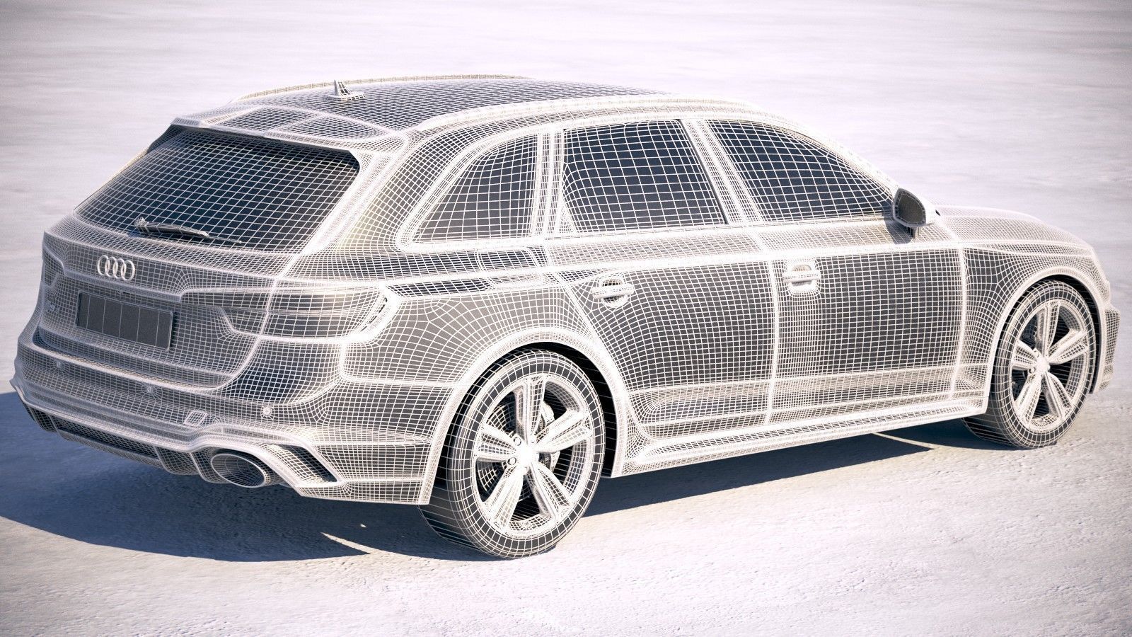 Audi RS4 Avant 2018 3D model_18