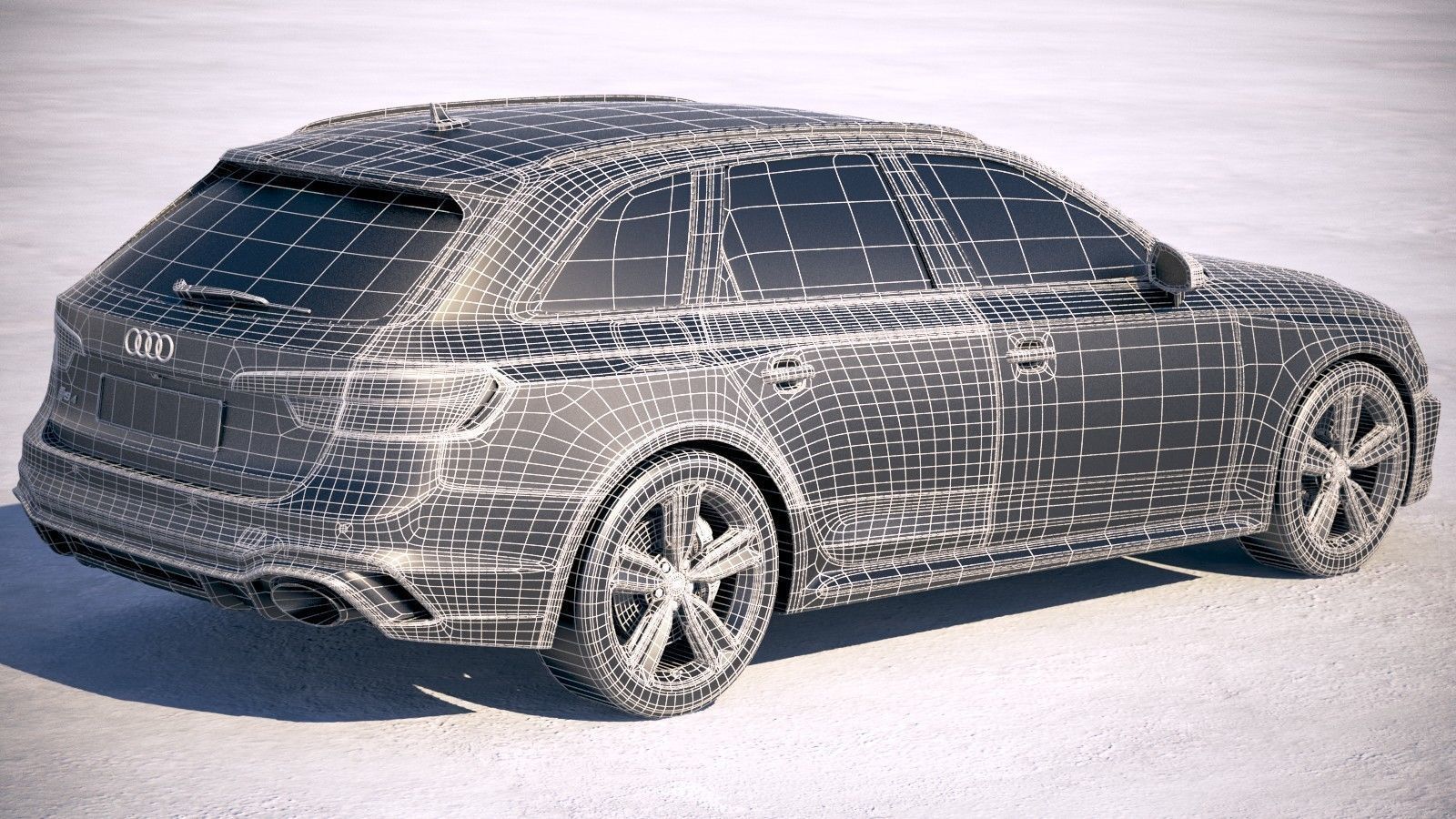 Audi RS4 Avant 2018 3D model_20