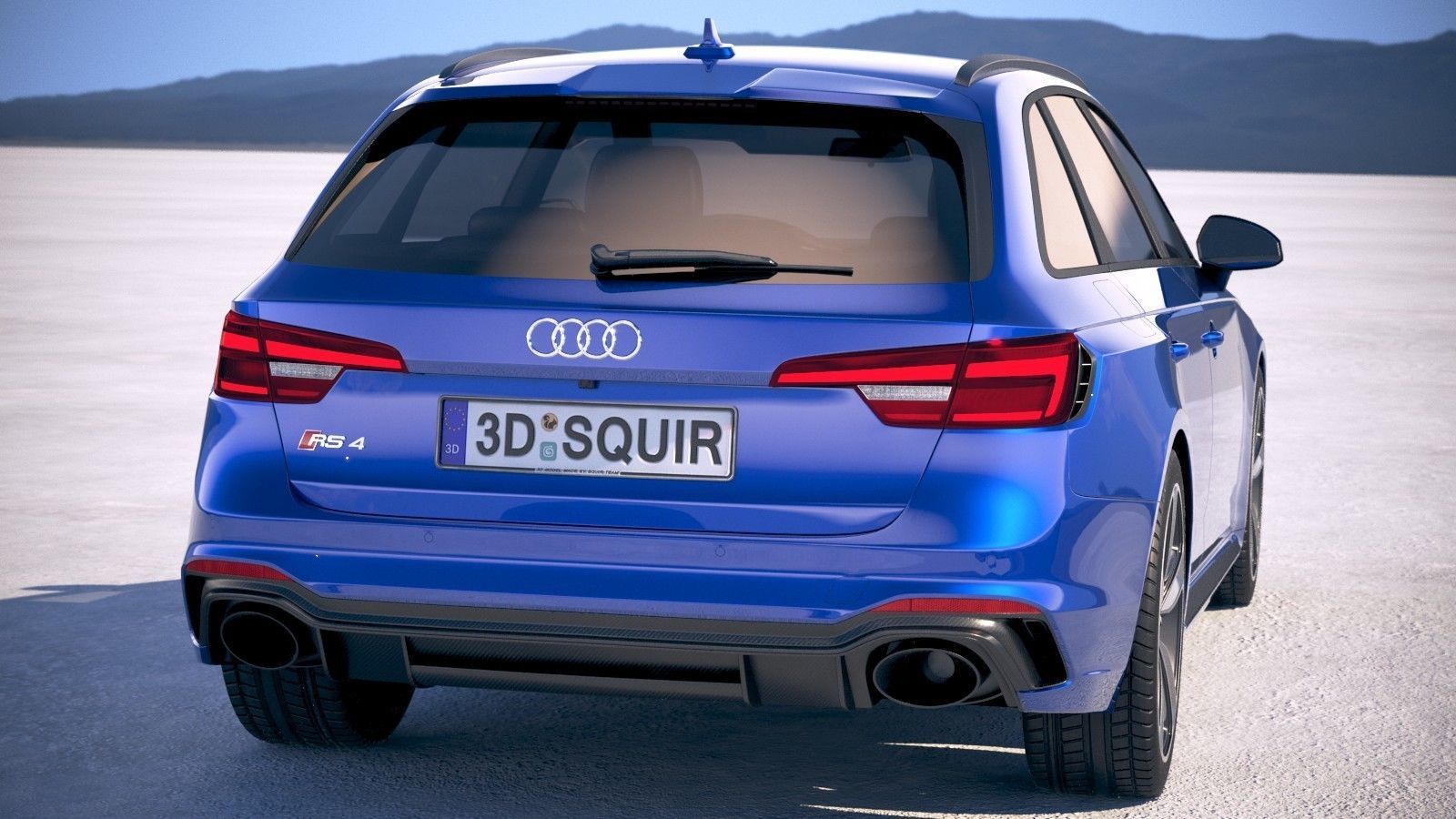 Audi RS4 Avant 2018 3D model_5