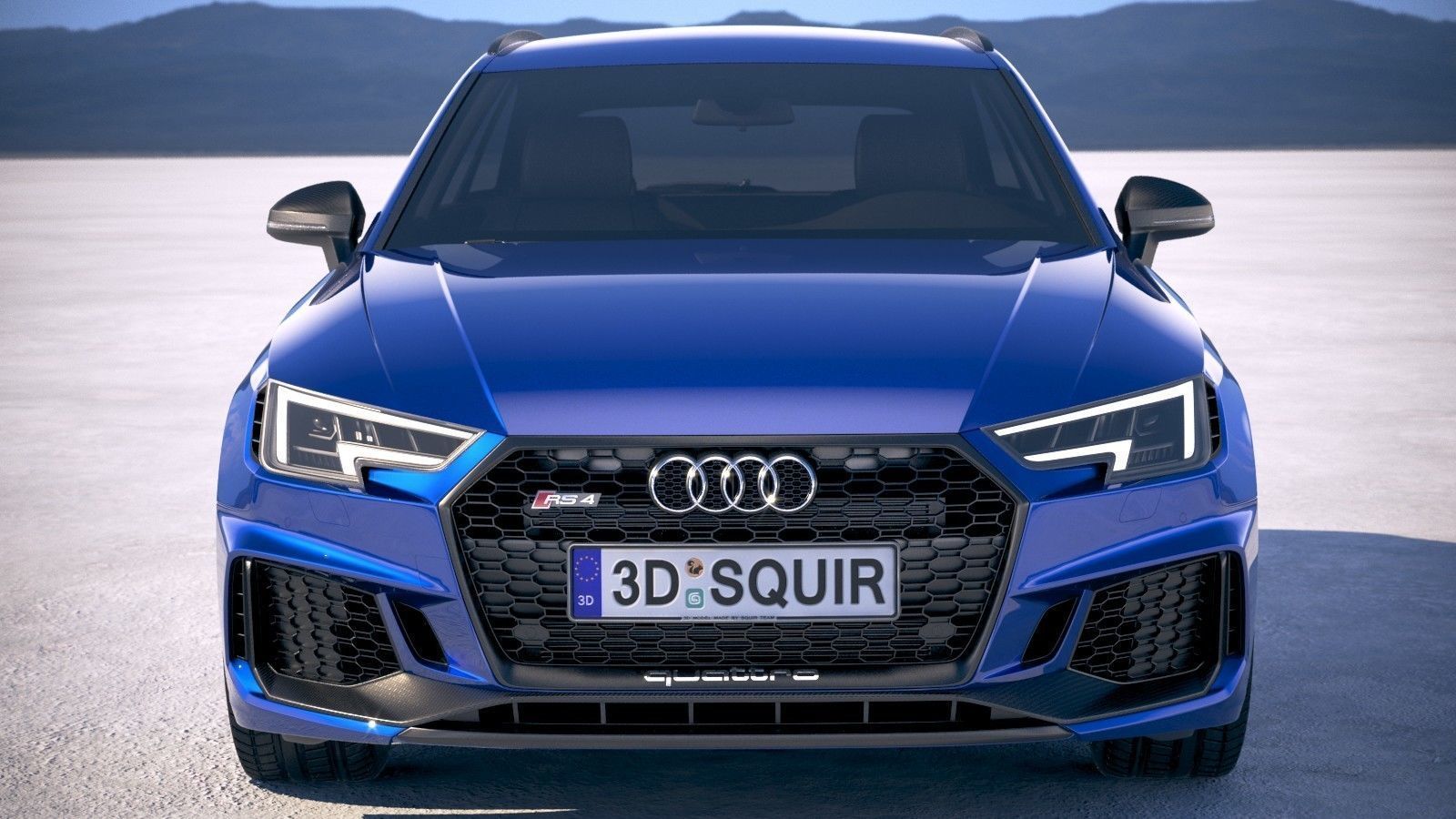 Audi RS4 Avant 2018 3D model_9