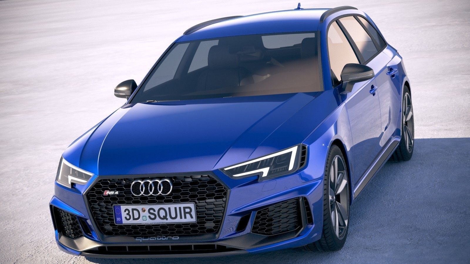 Audi RS4 Avant 2018 3D model_1