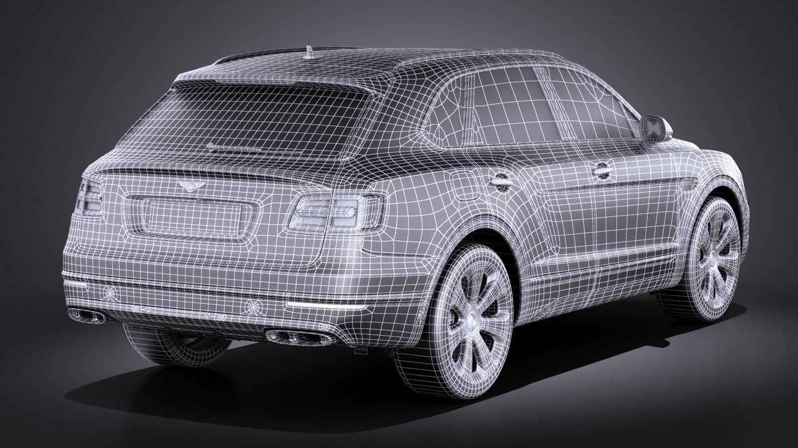 Bentley Bentayga Mulliner 2018 3D model_15