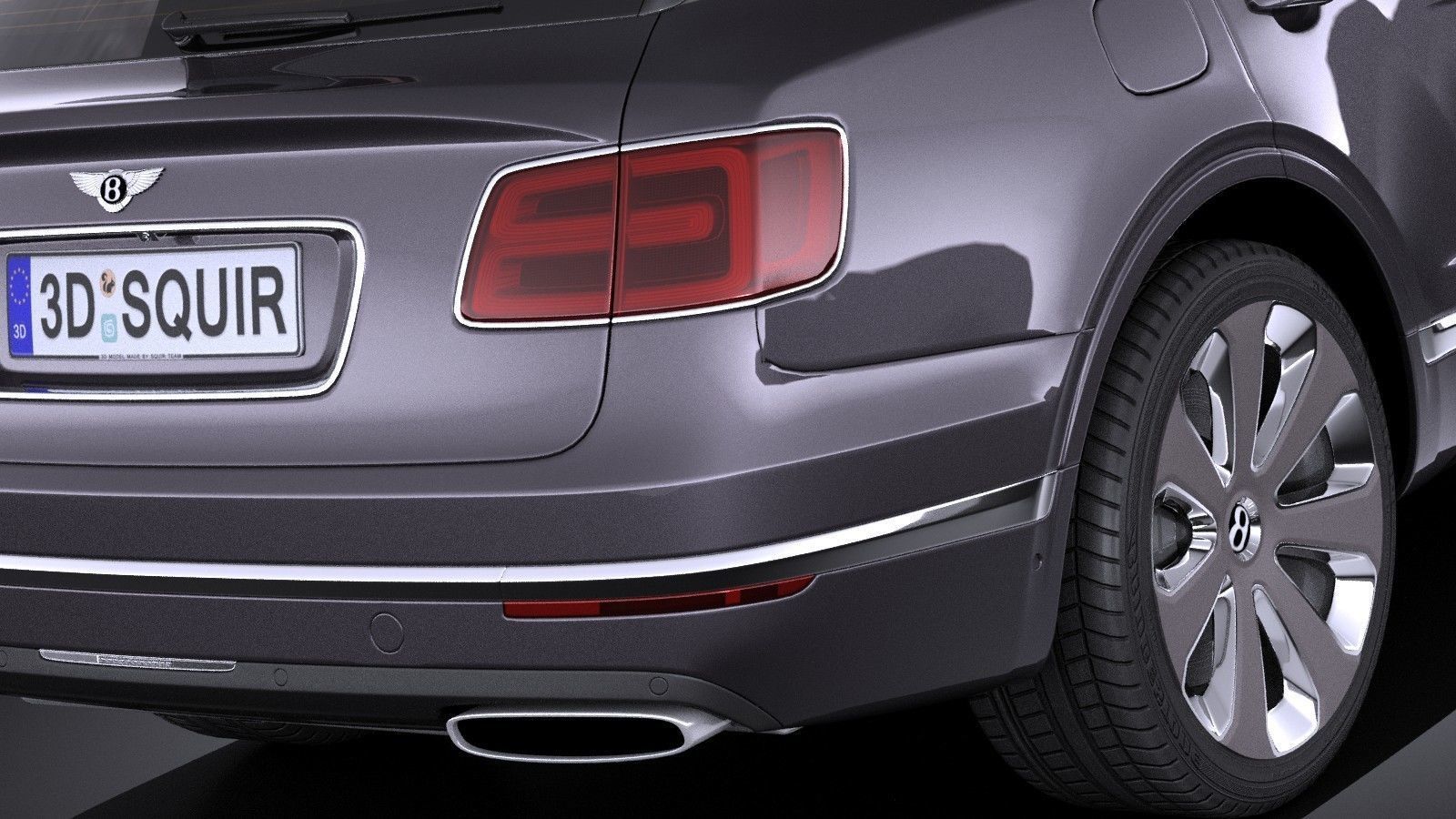 Bentley Bentayga Mulliner 2018 3D model_3