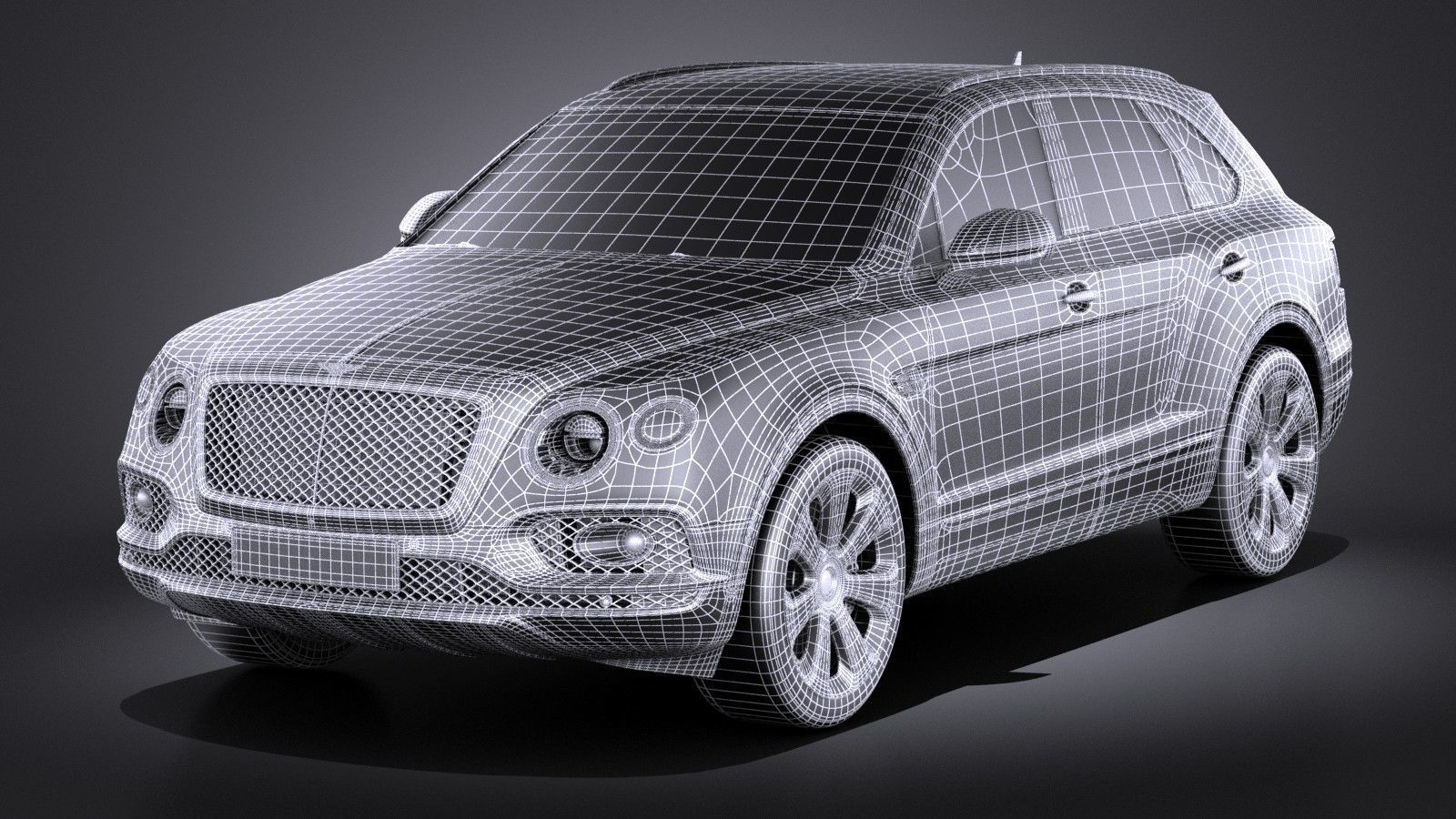 Bentley Bentayga Mulliner 2018 3D model_14