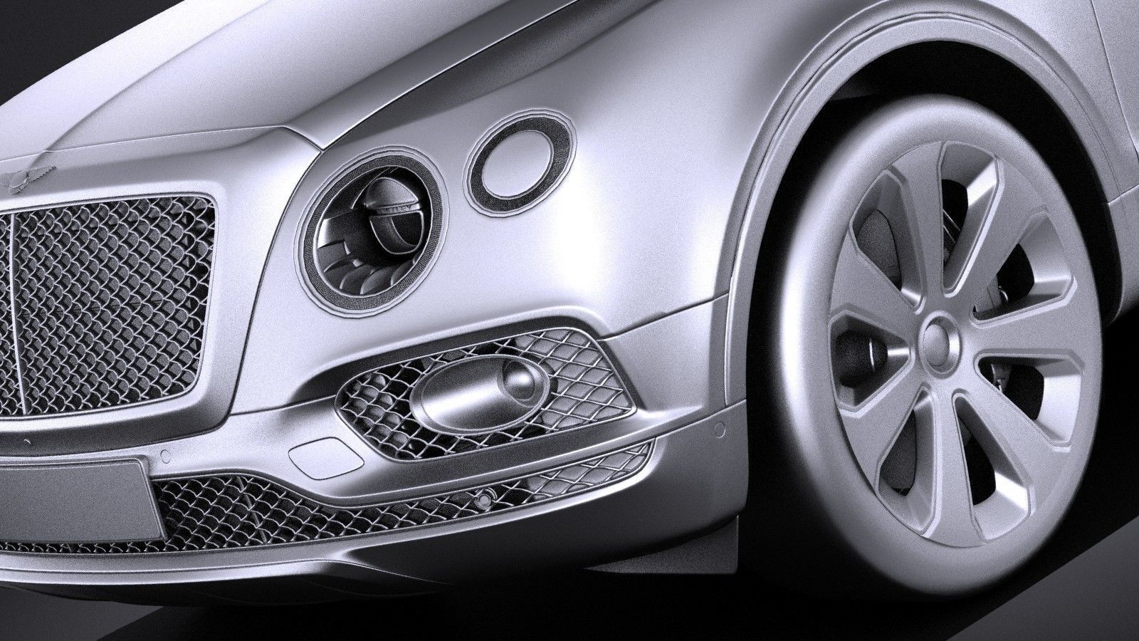 Bentley Bentayga Mulliner 2018 3D model_9