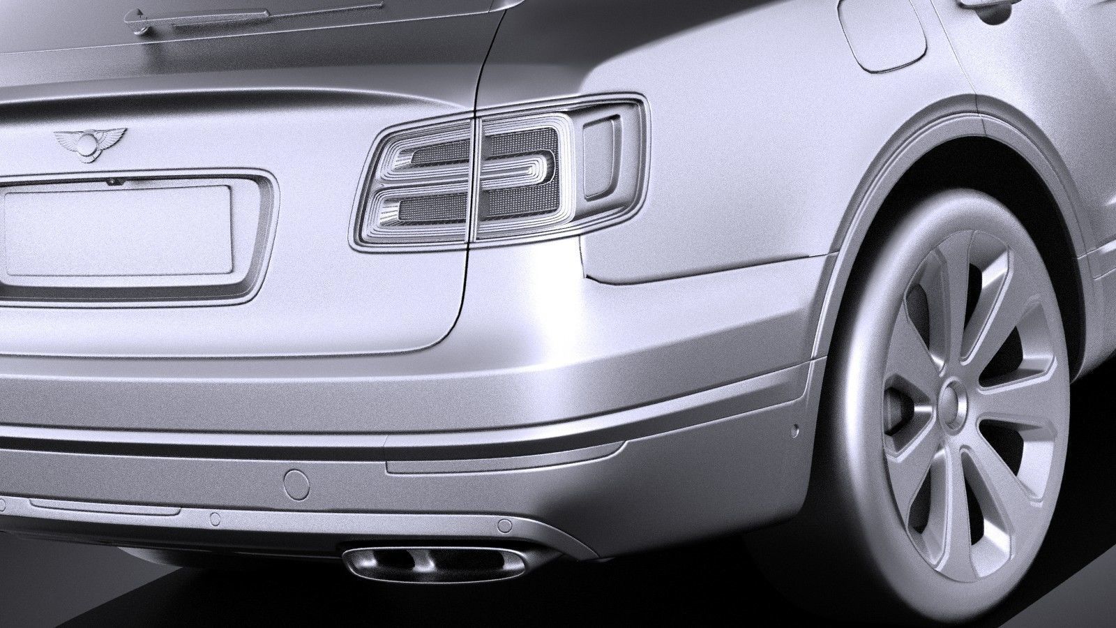 Bentley Bentayga Mulliner 2018 3D model_10
