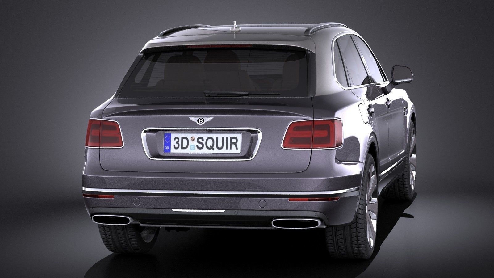 Bentley Bentayga Mulliner 2018 3D model_4