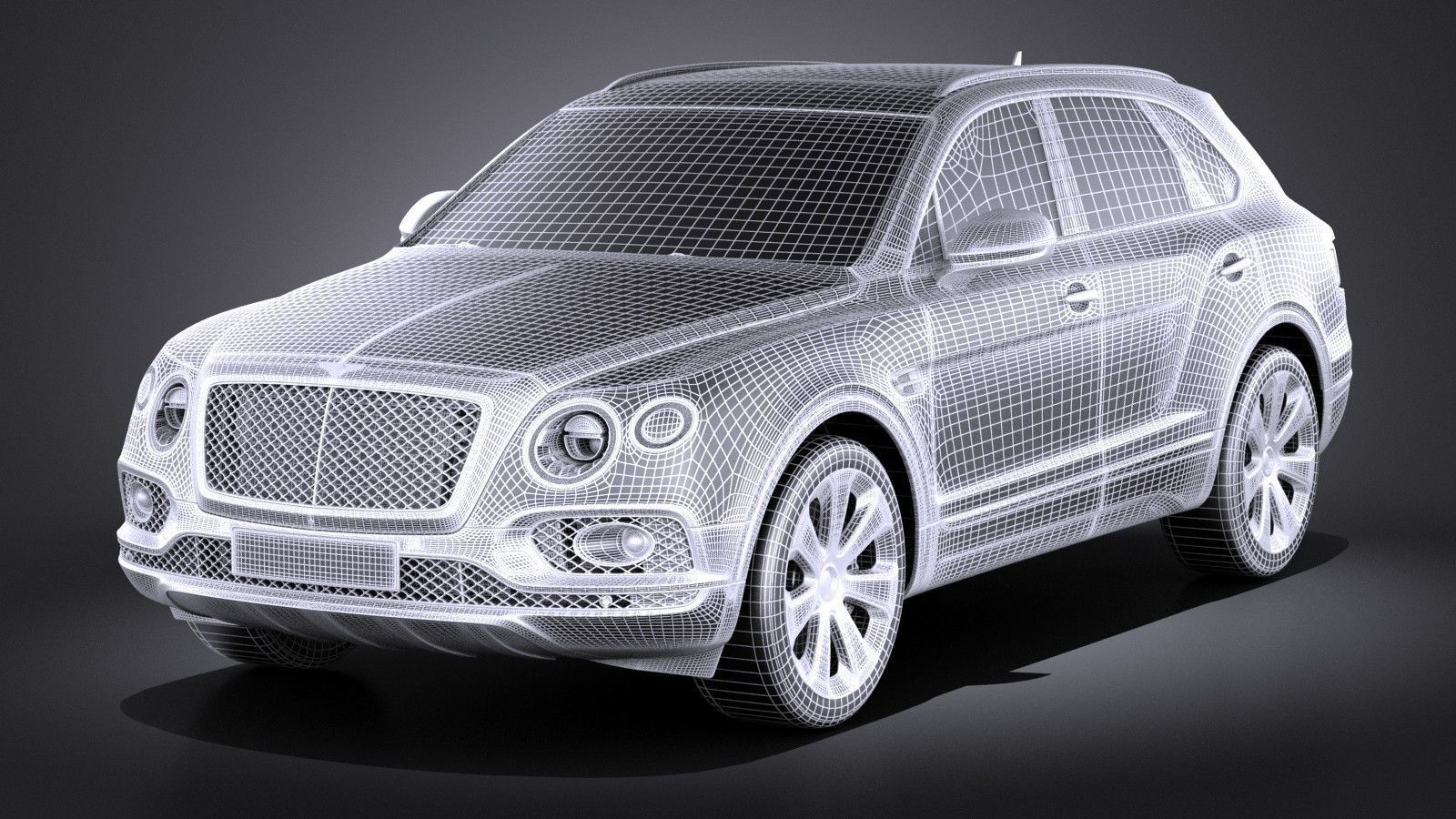 Bentley Bentayga Mulliner 2018 3D model_12