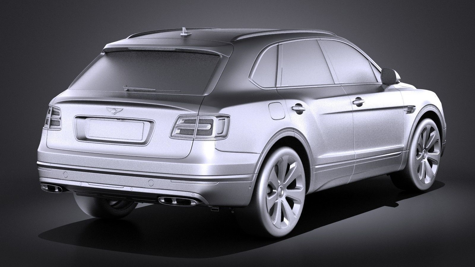 Bentley Bentayga Mulliner 2018 3D model_11