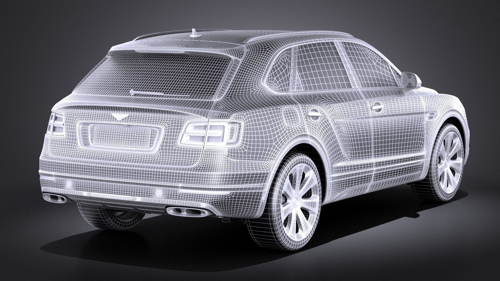 Bentley Bentayga Mulliner 2018 3D model_13