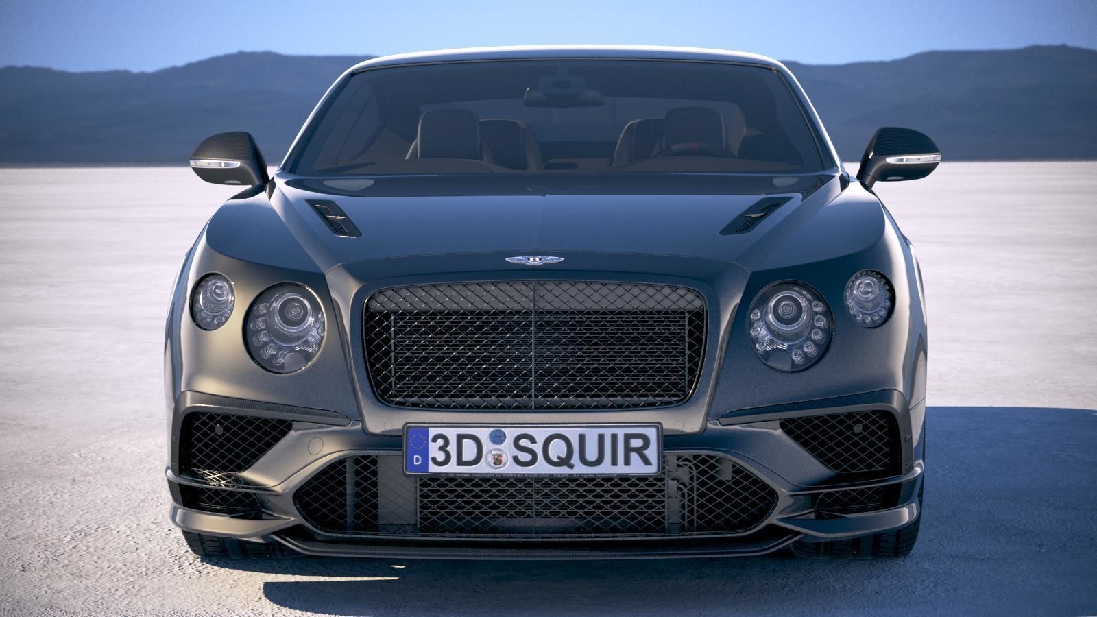 Bentley Continental Supersports 2018 3D model_9