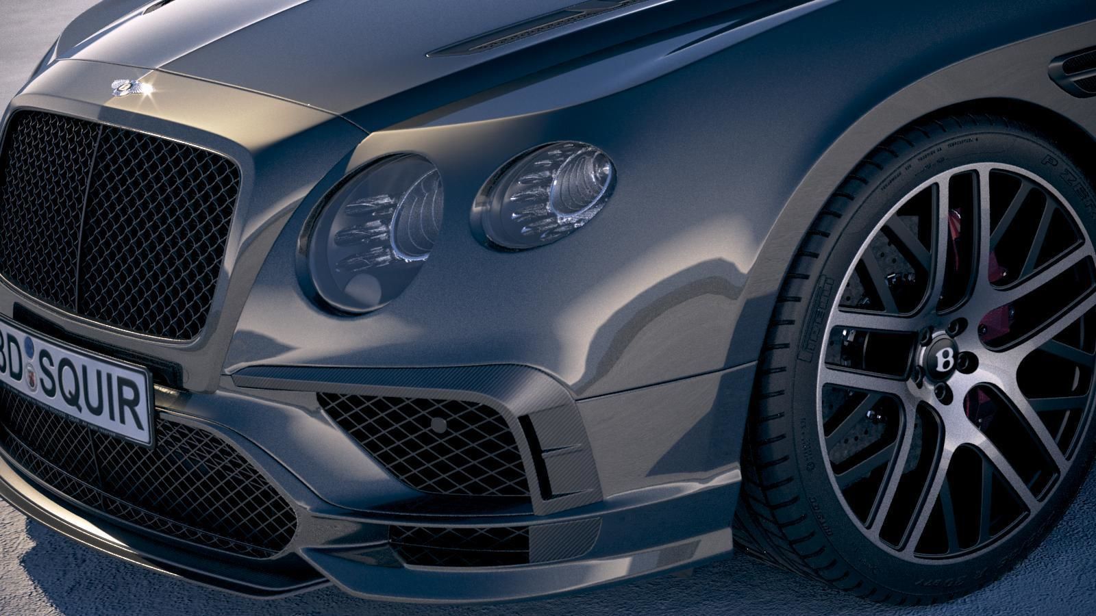 Bentley Continental Supersports 2018 3D model_2
