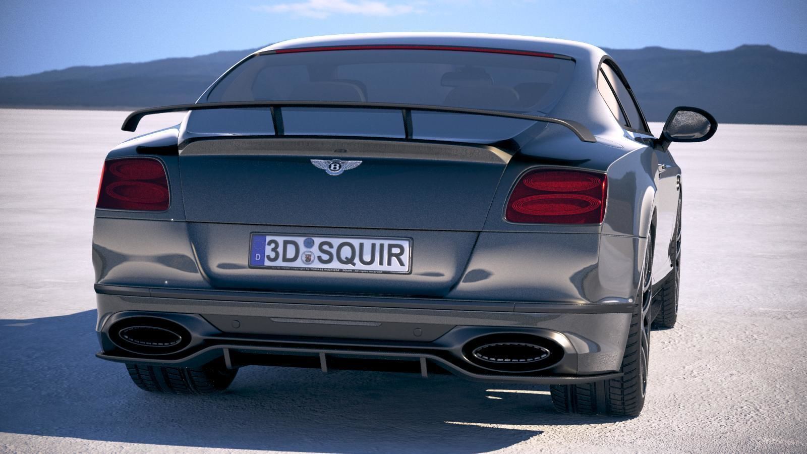 Bentley Continental Supersports 2018 3D model_5