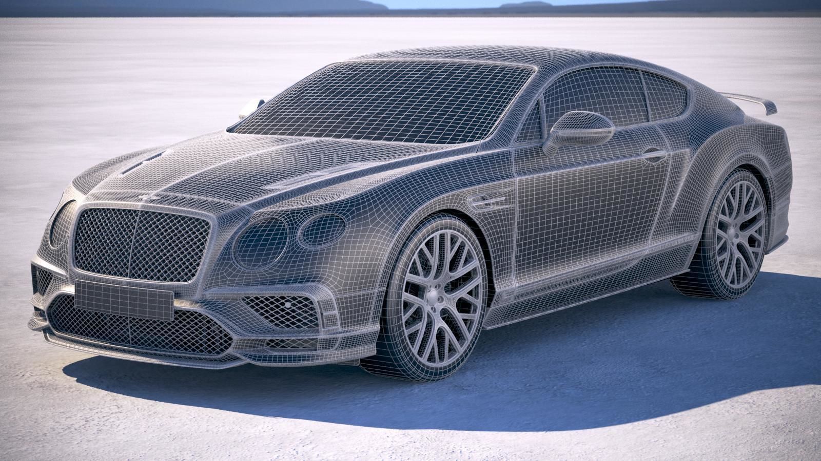 Bentley Continental Supersports 2018 3D model_14
