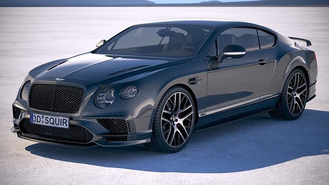 Bentley Continental Supersports 2018 3D model