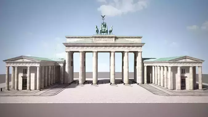 Brandemburg Berlin Gate 3D model