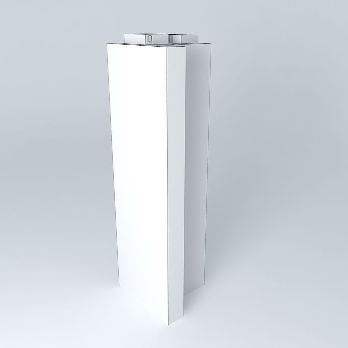 Apartment Block Free 3D model_4