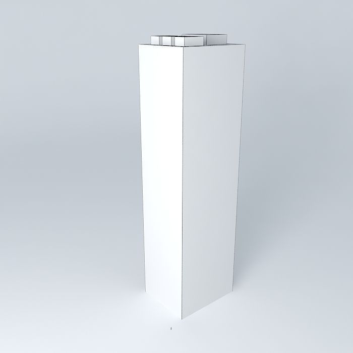 Apartment Block Free 3D model_3