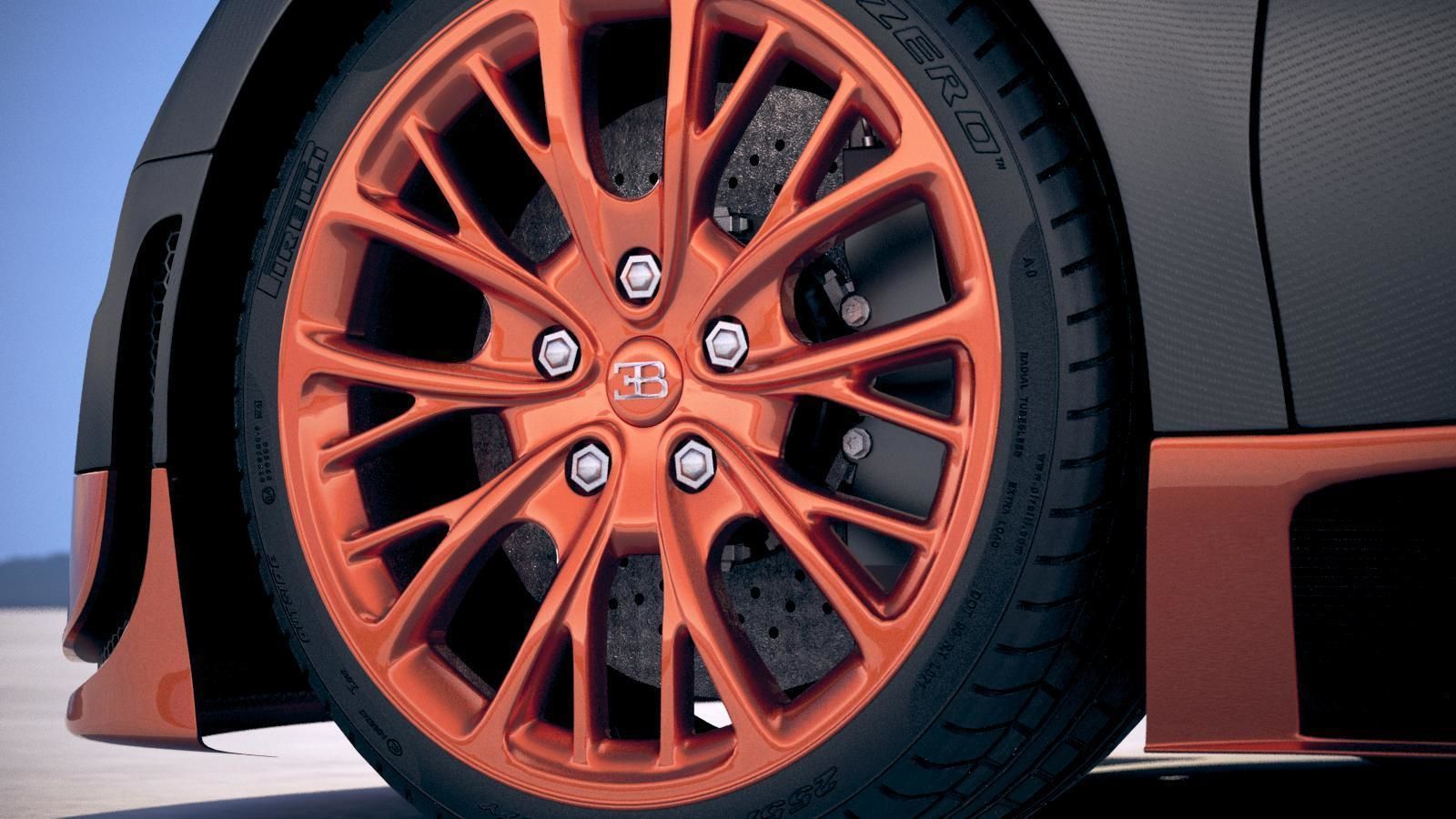 Bugatti Veyron Super Sport 2012-2016 VRAY  3D model_14