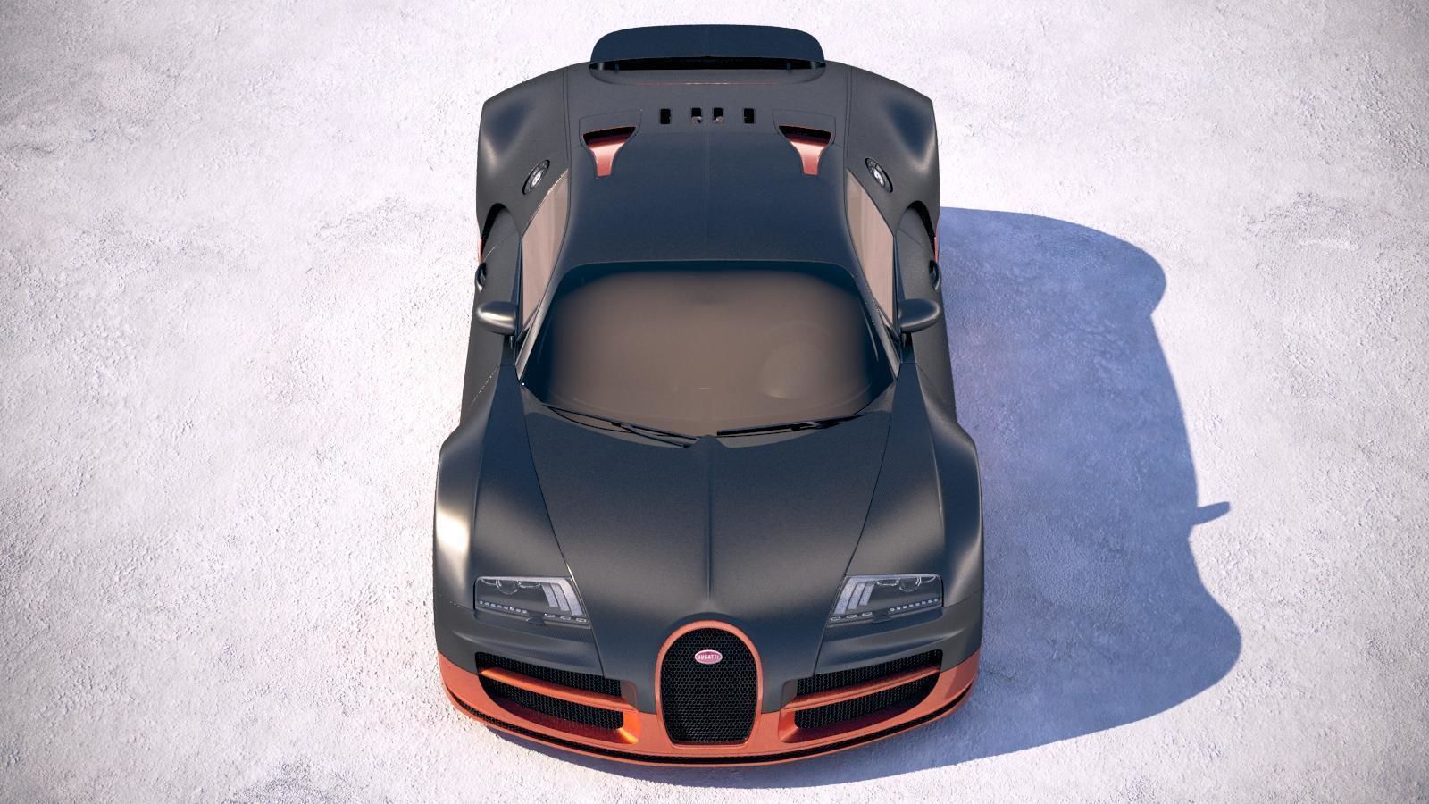 Bugatti Veyron Super Sport 2012-2016 VRAY  3D model_8