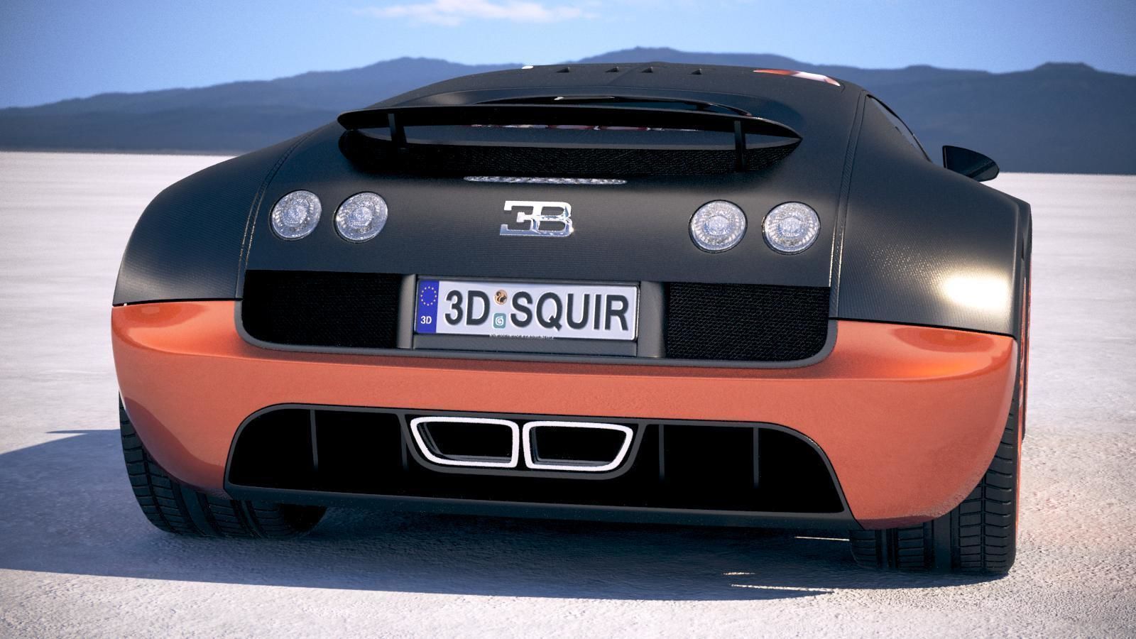 Bugatti Veyron Super Sport 2012-2016 VRAY  3D model_5