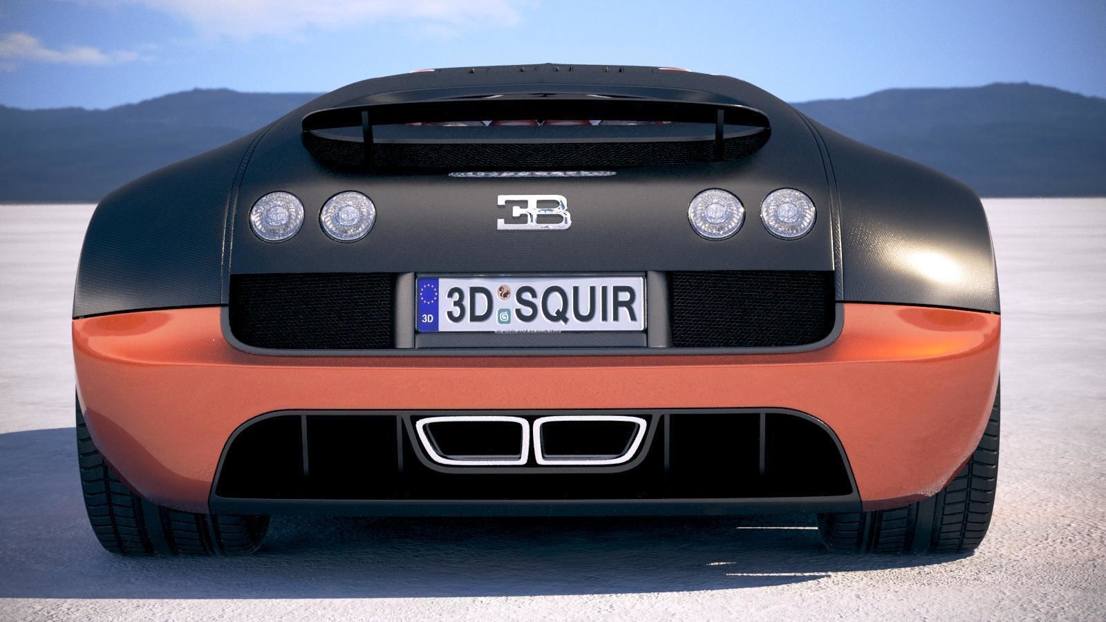 Bugatti Veyron Super Sport 2012-2016 VRAY  3D model_10