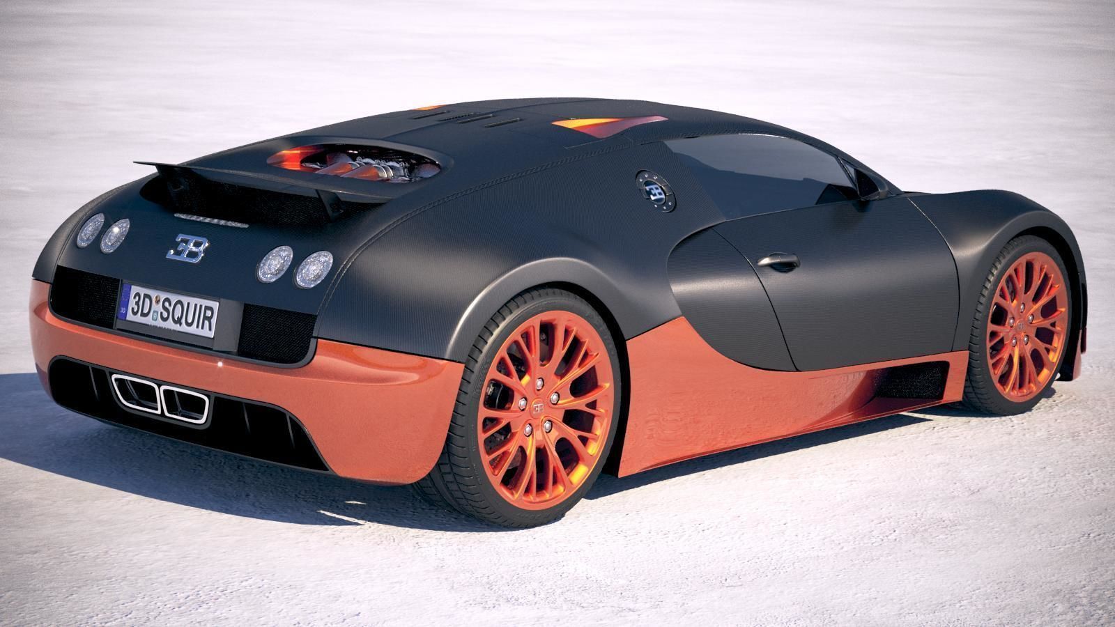Bugatti Veyron Super Sport 2012-2016 VRAY  3D model_4