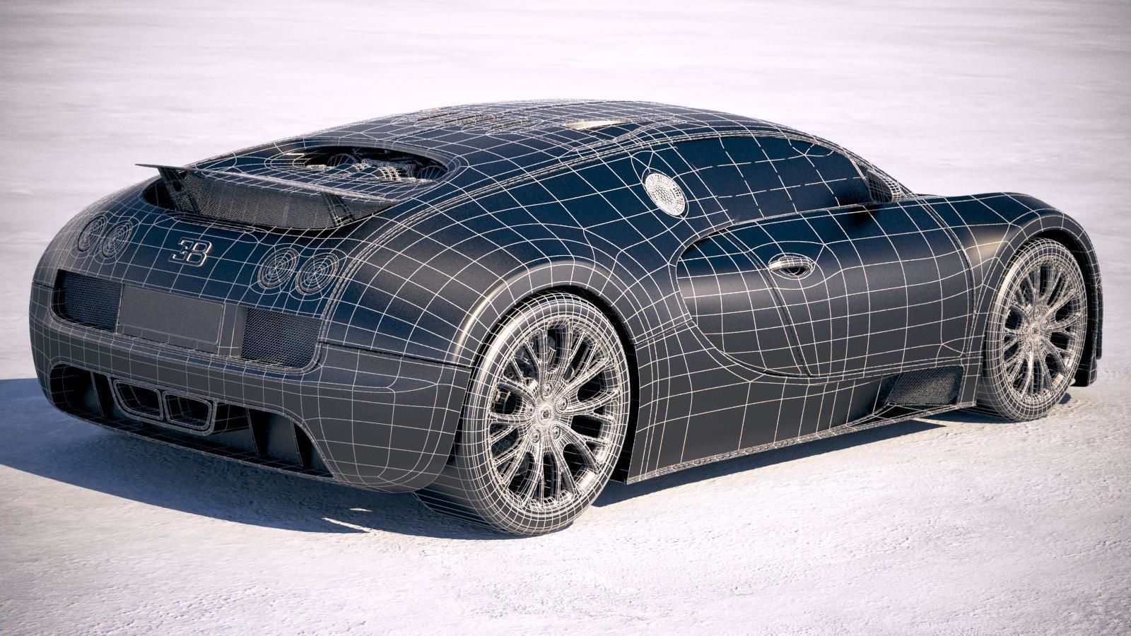 Bugatti Veyron Super Sport 2012-2016 VRAY  3D model_20