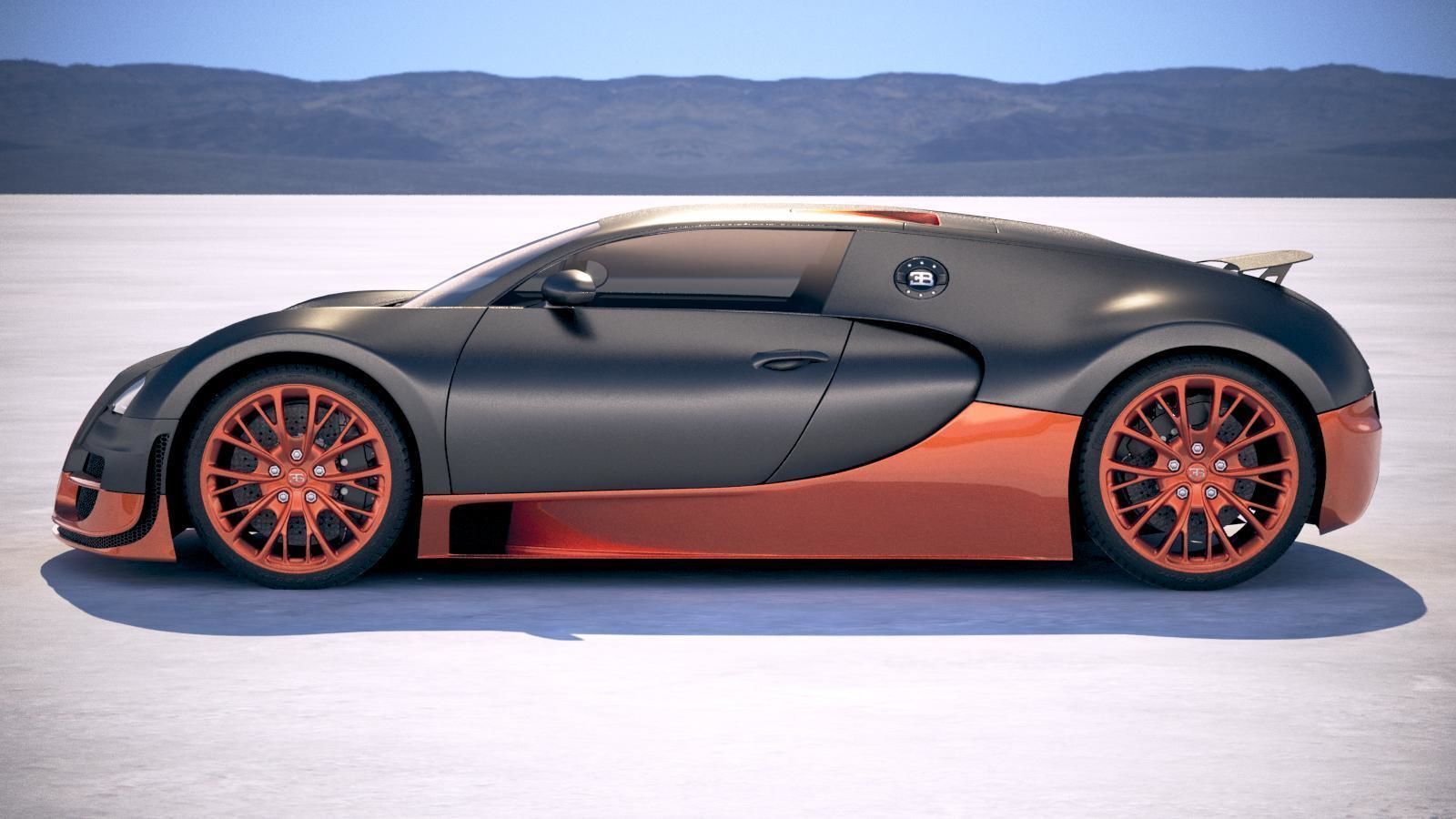 Bugatti Veyron Super Sport 2012-2016 VRAY  3D model_6