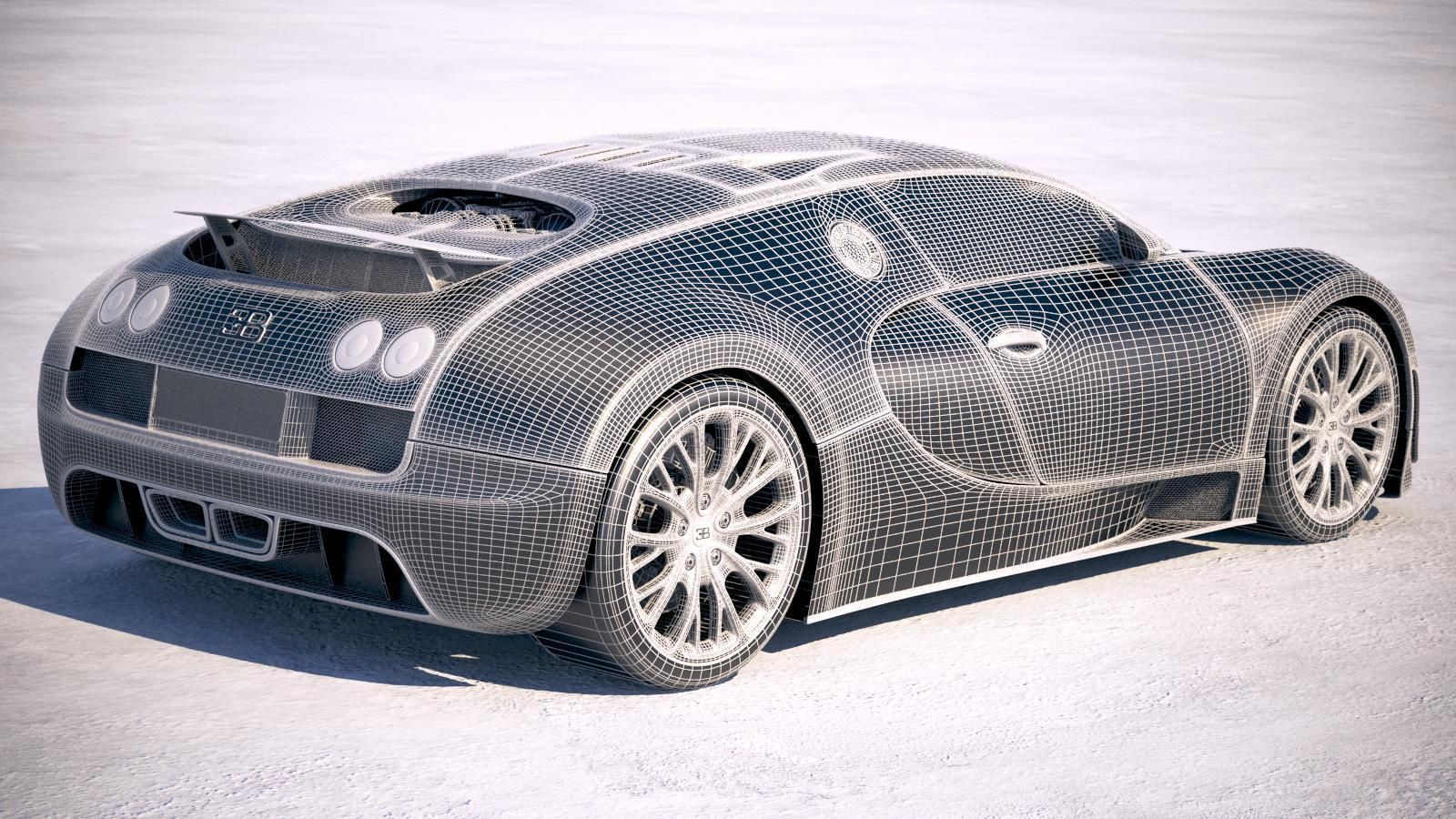 Bugatti Veyron Super Sport 2012-2016 VRAY  3D model_18