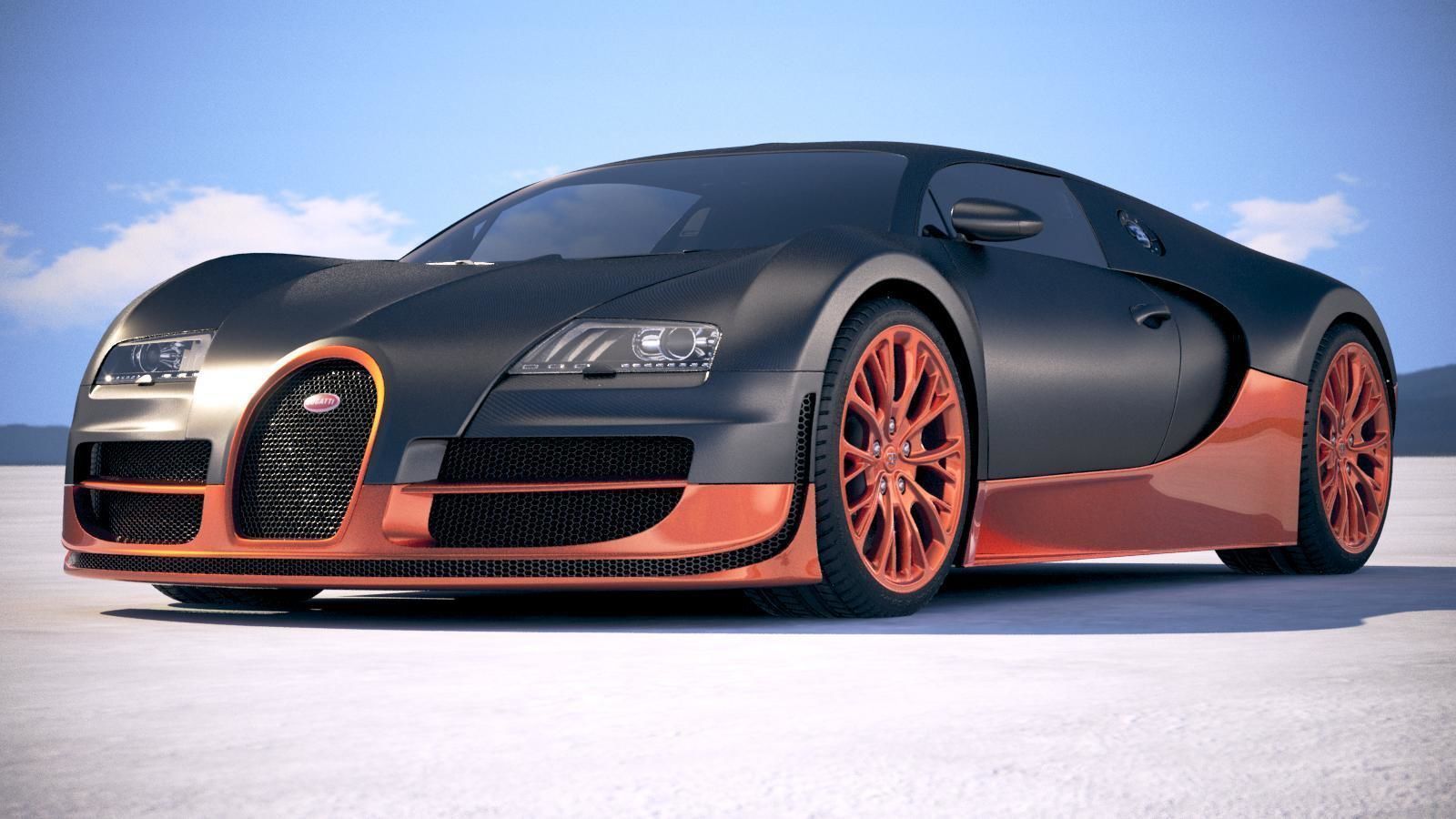 Bugatti Veyron Super Sport 2012-2016 VRAY  3D model_12