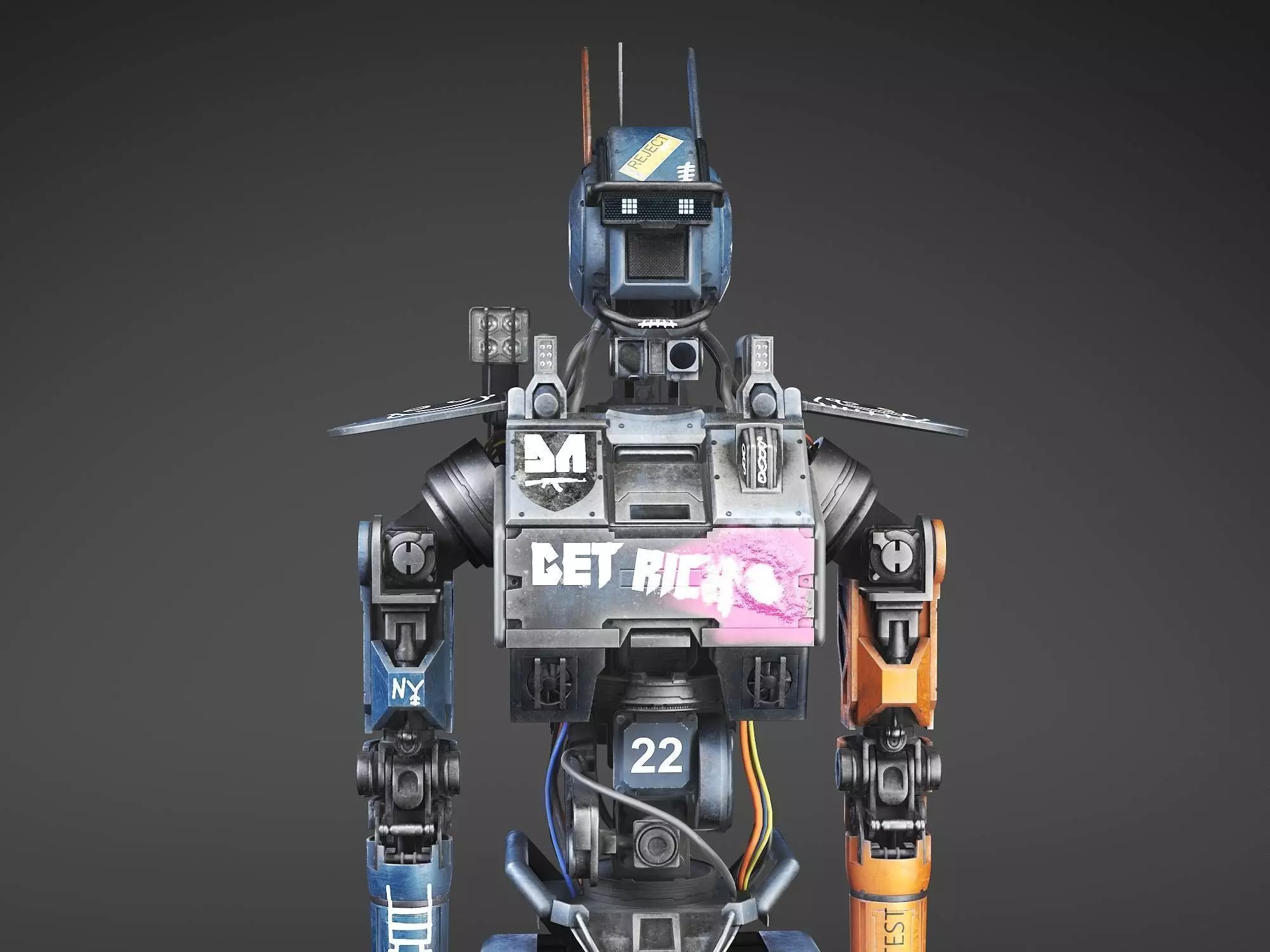 CHAPPiE Robot 3D model_0