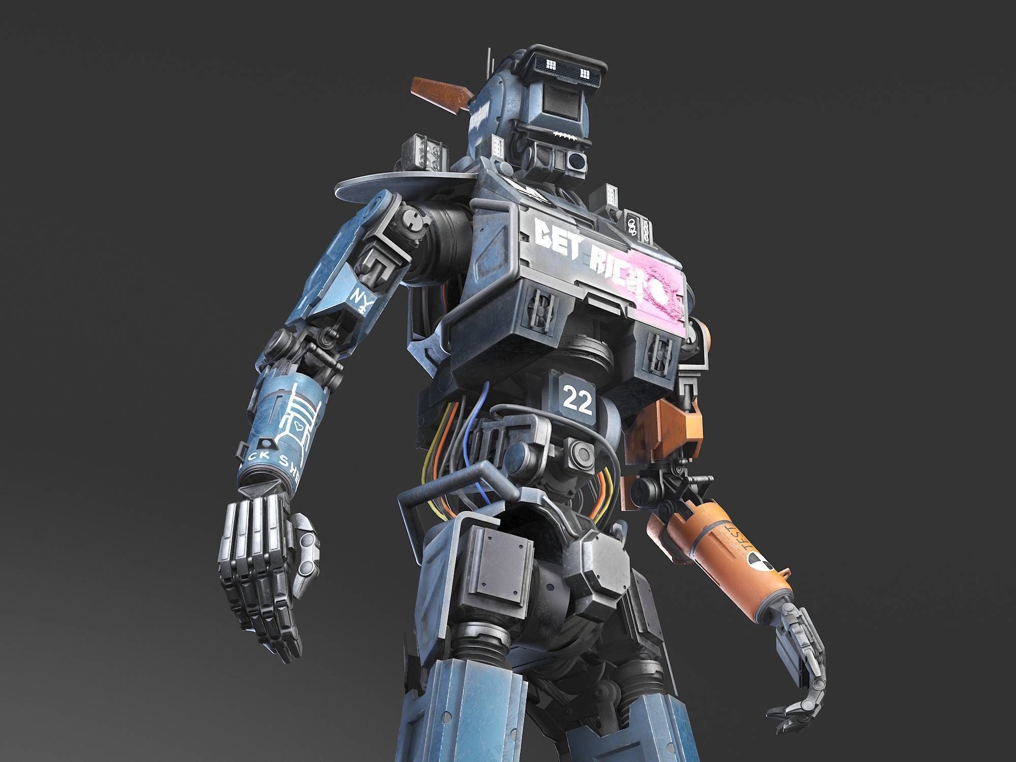CHAPPiE Robot 3D model_2
