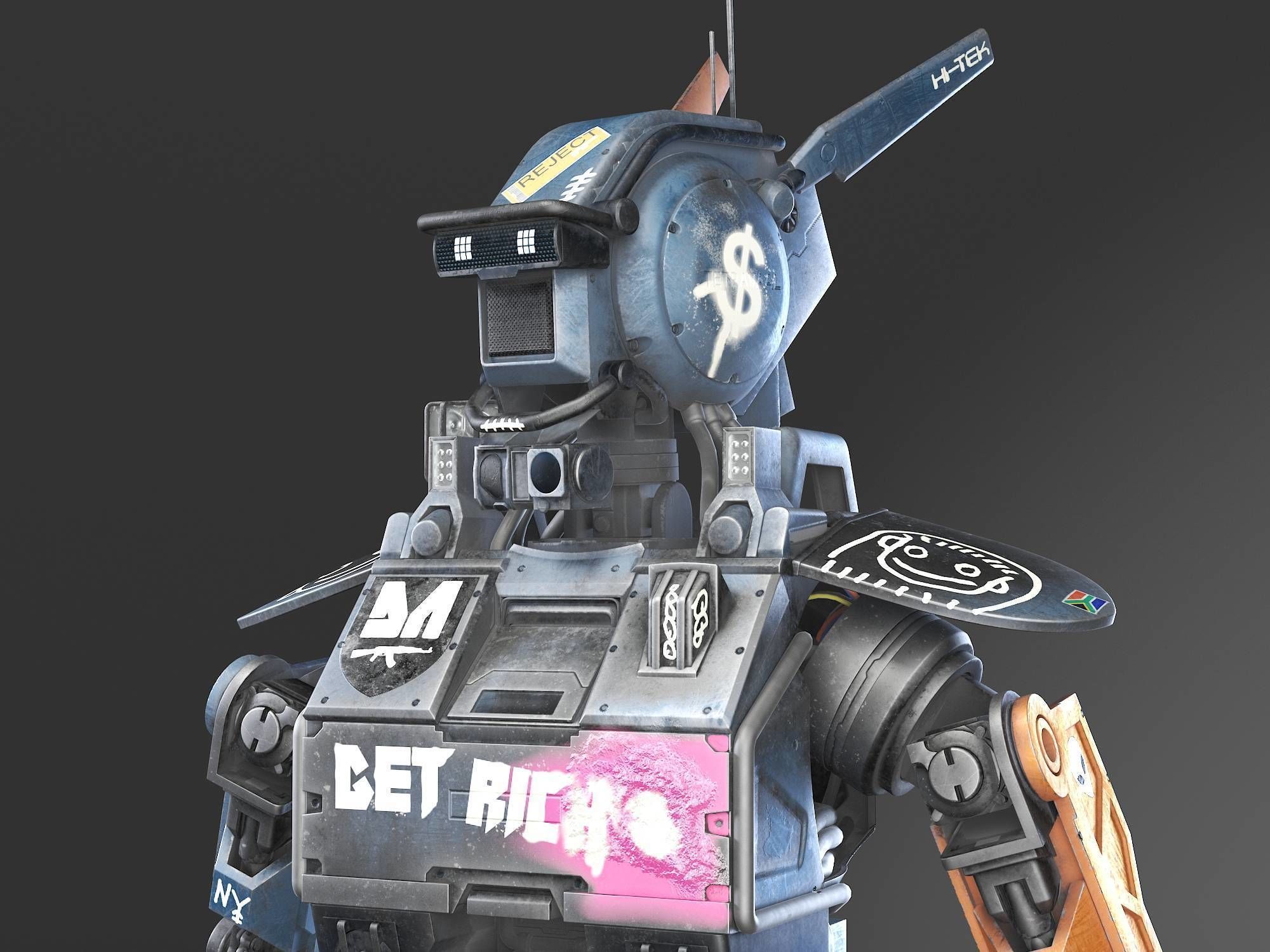 CHAPPiE Robot 3D model_15
