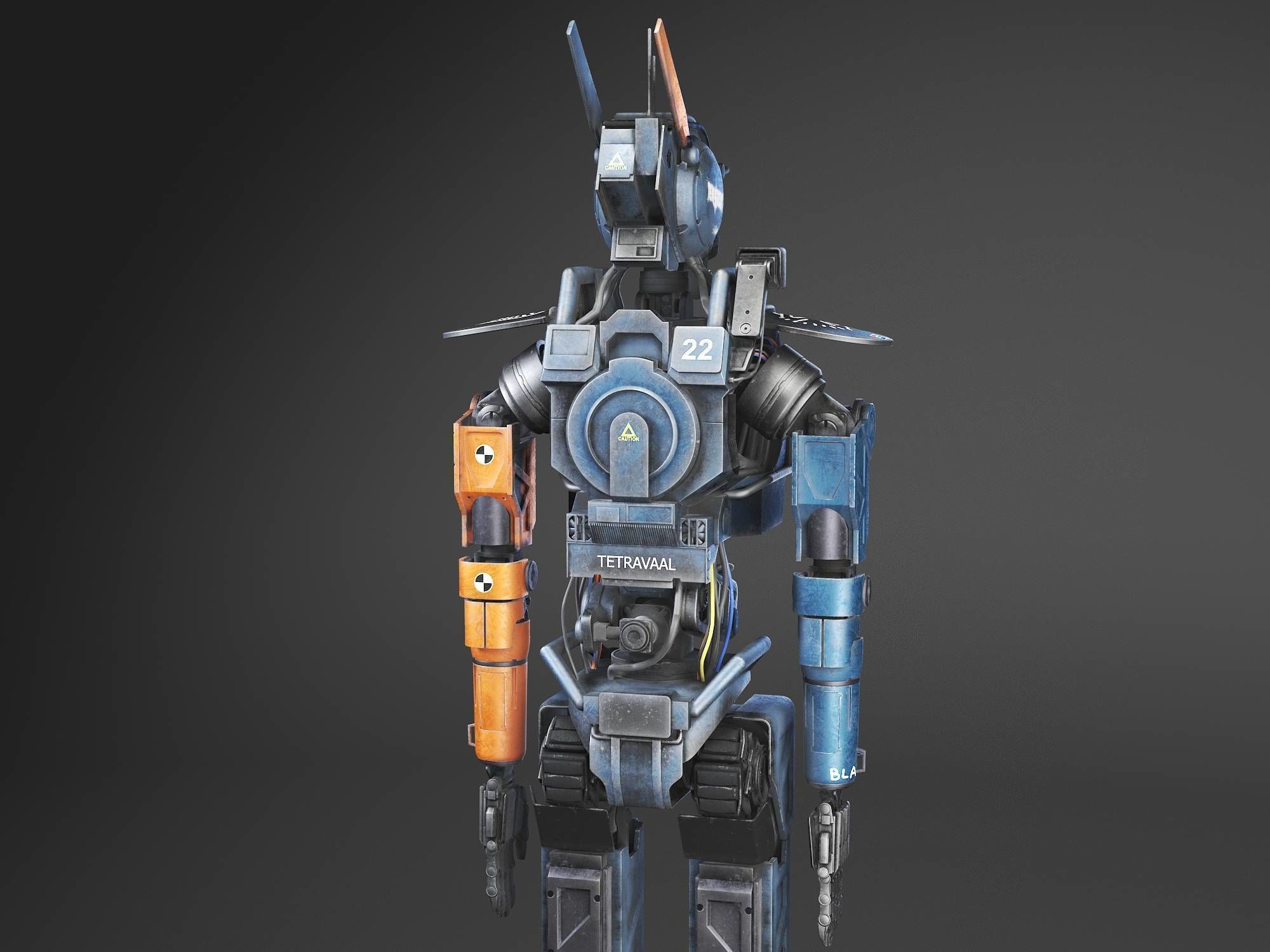 CHAPPiE Robot 3D model_6