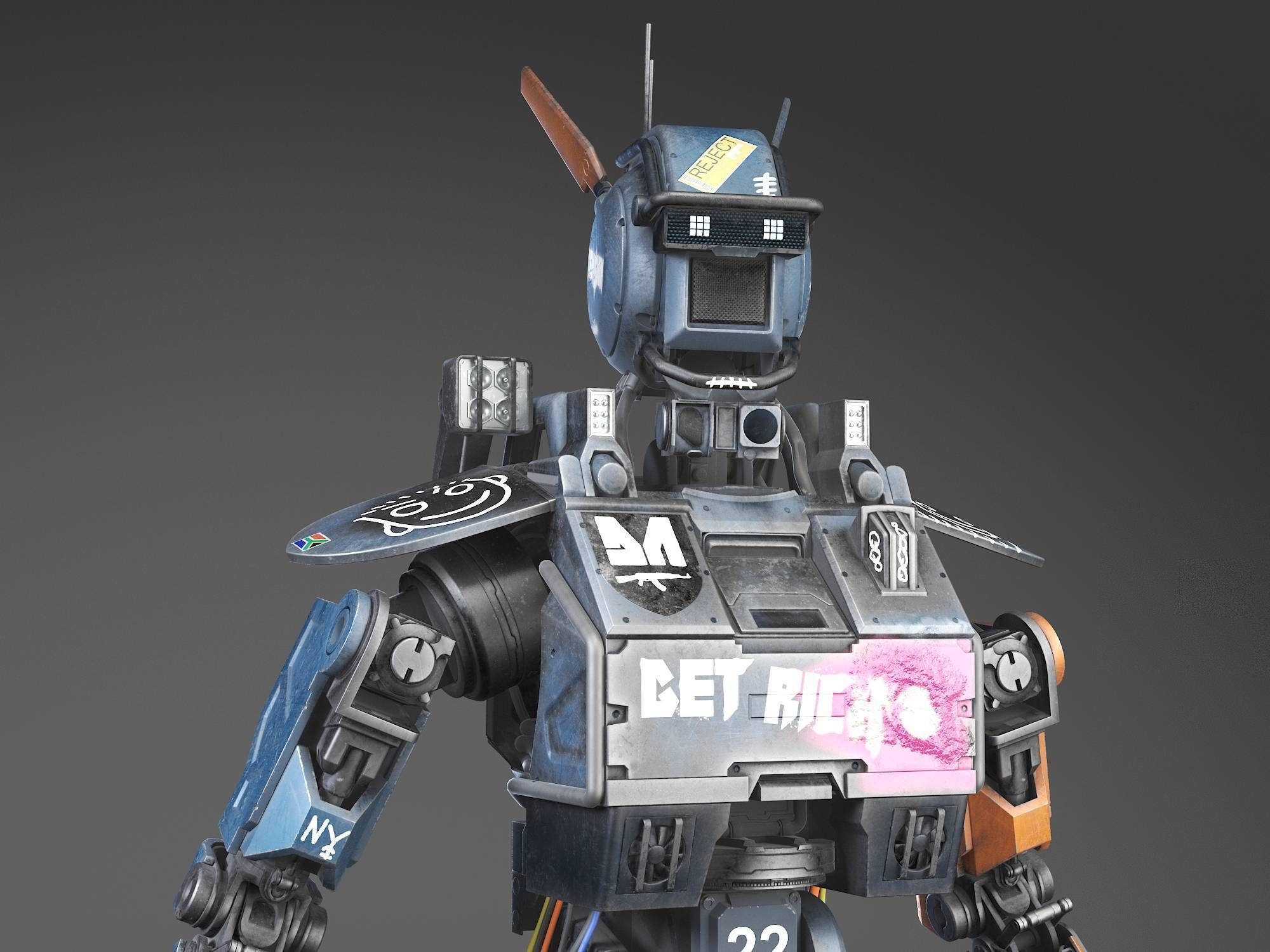CHAPPiE Robot 3D model_13