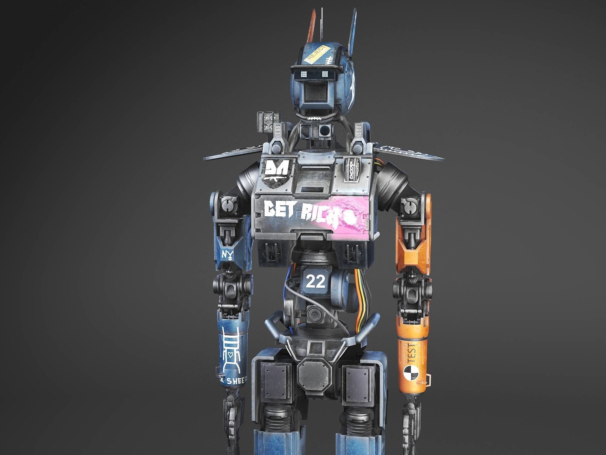 CHAPPiE Robot 3D model_4